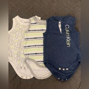 Calvin Klein tank onesies